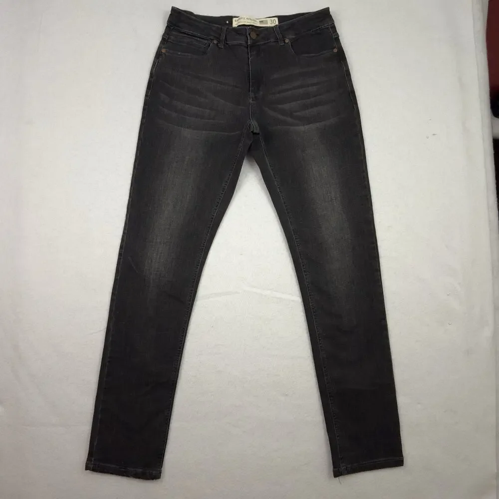 Barbell Apparel Jeans Mens 30 Black Athletic Fit Stretch Denim Pants